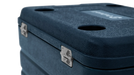 Outwell Fulmar 60 Litre Non Electric Coolbox - product image, showing close-up of box hinges