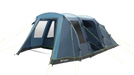 Outwell Hornet 5 Person Inflatable Family Tent - product image, shown from front-right side view with front and side doors open