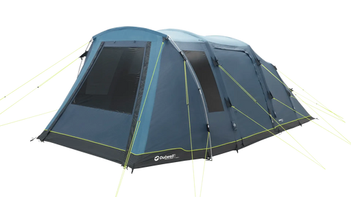 Outwell Hornet 5 Person Inflatable Family Tent - main product image, showing tent from front-right side with door closed
