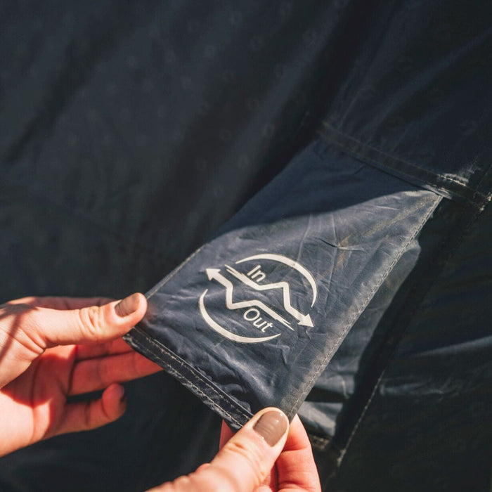 Outwell Michigan 4 Air Inflatable 4-Person Tent - product image, close-up of flysheet material
