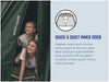 Outwell Monterey 5 Air Inflatable 5-Person Tent - inner door infographic