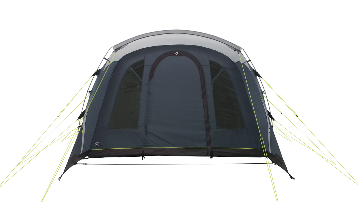 Outwell Monterey 5 Air Inflatable 5-Person Tent - product image from front view with outer door closed