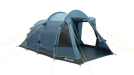 Outwell Nevada 4 Person Tunnel Family Tent - product image from front-left side view, with front door open