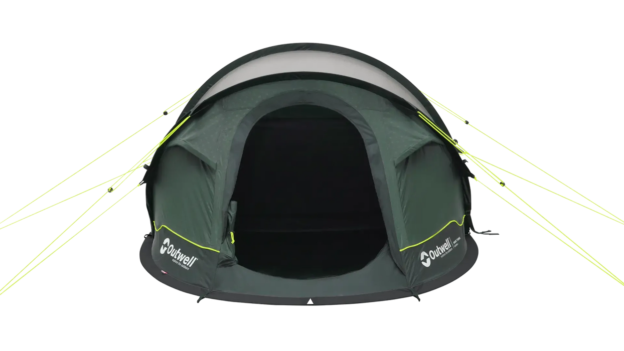Outwell Nexion 2 - Instant Pitch 2-Person Pop-Up Tent - product image, shown from front view with front door open