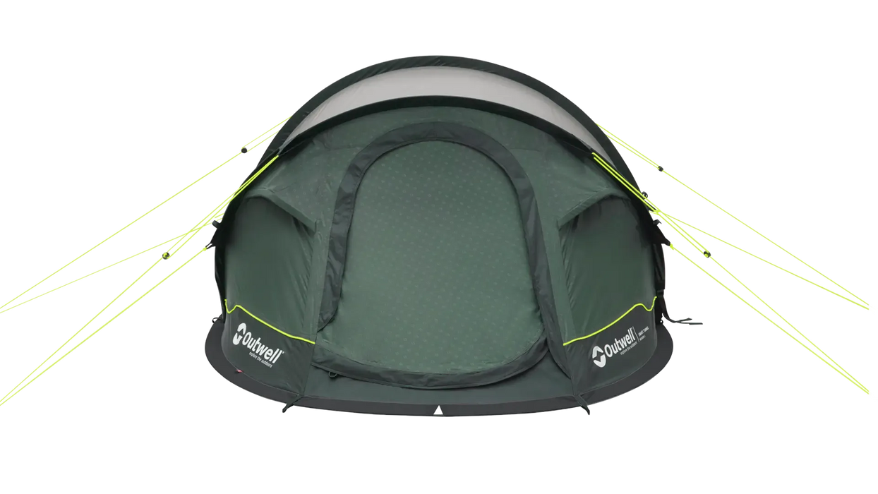Outwell Nexion 2 - Instant Pitch 2-Person Pop-Up Tent - product image, shown from front view with front door closed