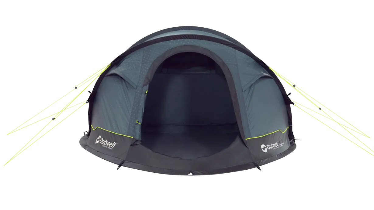 Outwell Nexion 3 - Instant Pitch 3-Person Pop-Up Tent - product image from front view with door open