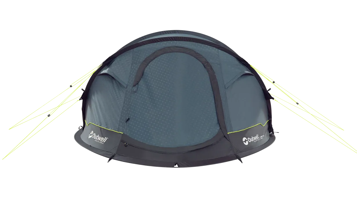 Outwell Nexion 3 - Instant Pitch 3-Person Pop-Up Tent - product image from front view with door closed