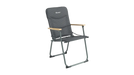 Outwell NomadNest Fold Flat Padded Camping Chair - Misty Grey - main product image