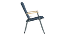Outwell NomadNest Fold Flat Padded Camping Chair - Navy Night - product image, showing side view of chair