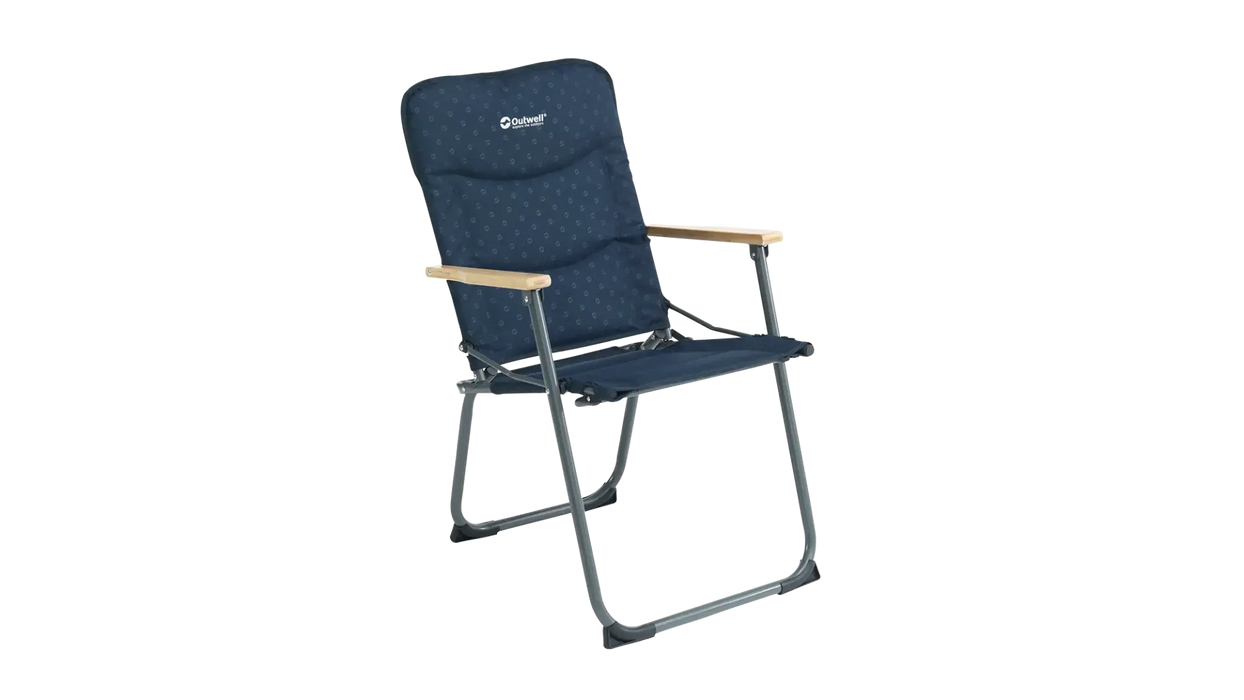 Outwell NomadNest Fold Flat Padded Camping Chair - Navy Night - main product image