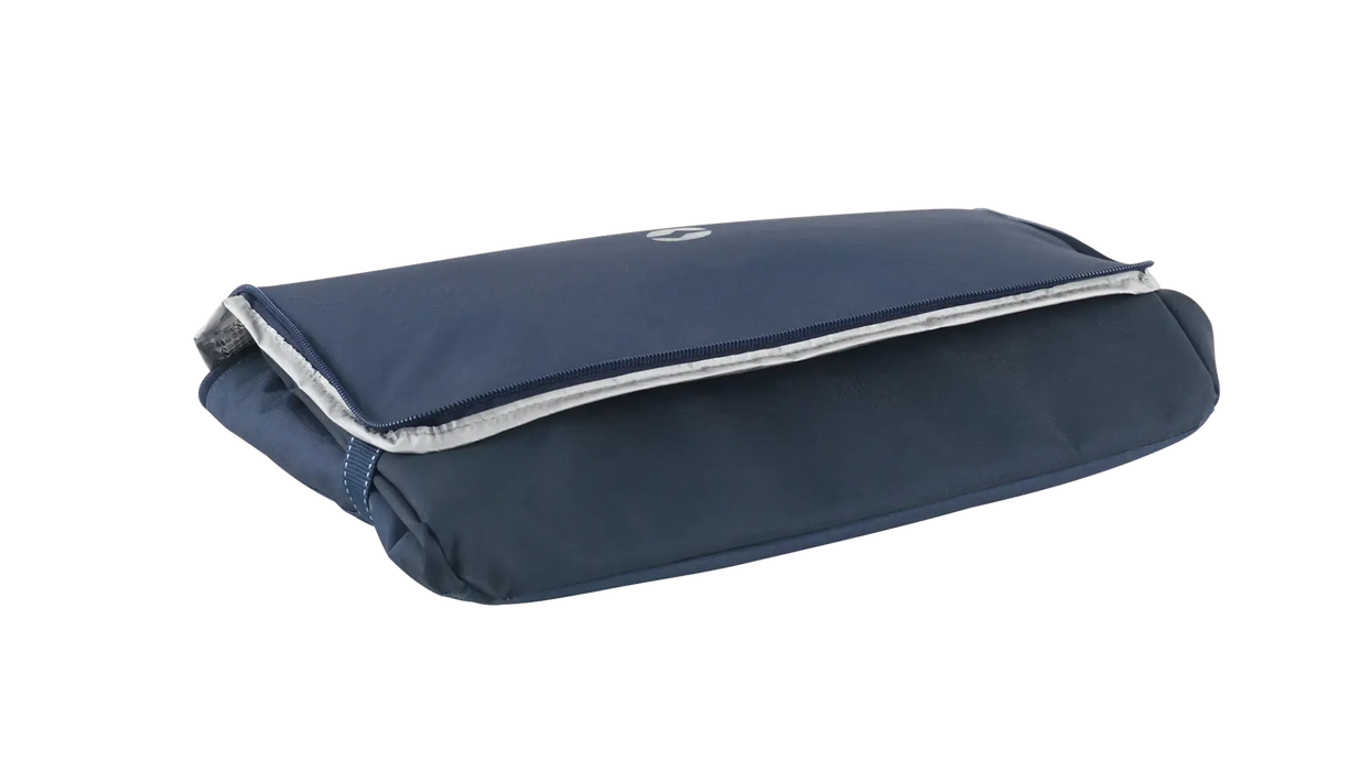 Outwell Petrel 20 Litre Camping Cool Bag - product image, showing cool bag compressed (for when not in use)