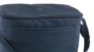 Outwell Petrel 20 Litre Camping Cool Bag - product image, showing close-up on top compartment zip and front storage pocket