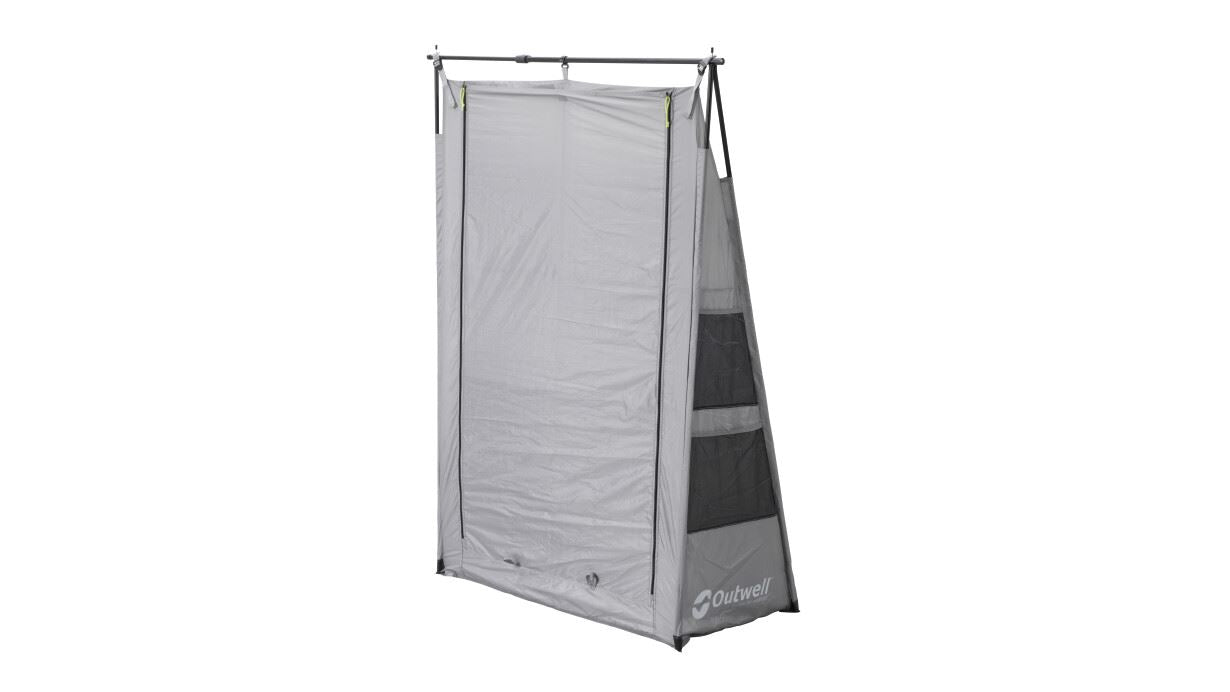 Outwell Ryde Tent Storage Unit - Camping Tent Organiser feature image with door zipped up
