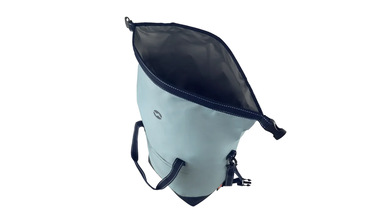 Outwell Sanderling 20 Litre Camping Cool Bag - product image, showing bird's eye view of opened cool bag