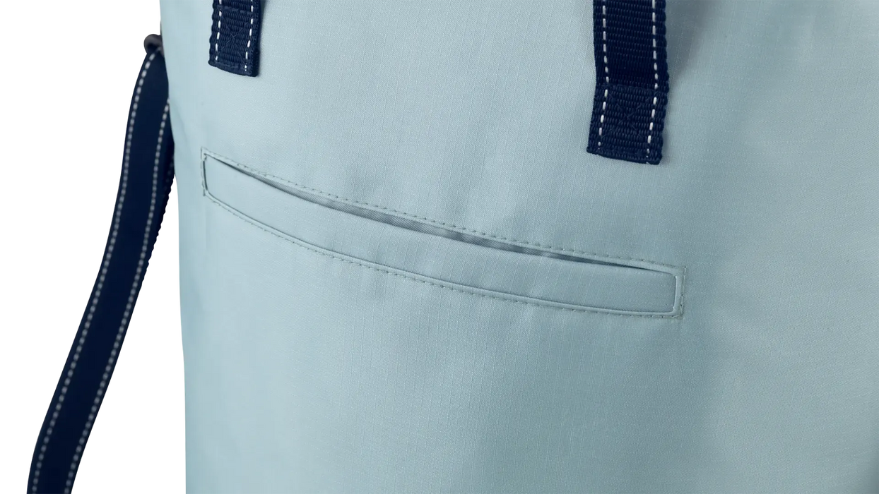 Outwell Sanderling 20 Litre Camping Cool Bag - product image, showing close-up of external storage pocket