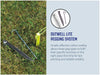 Outwell Santa Monica Air Drive Away Inflatable Awning - Mid/Tall - Outwell Lite pegging system infographic
