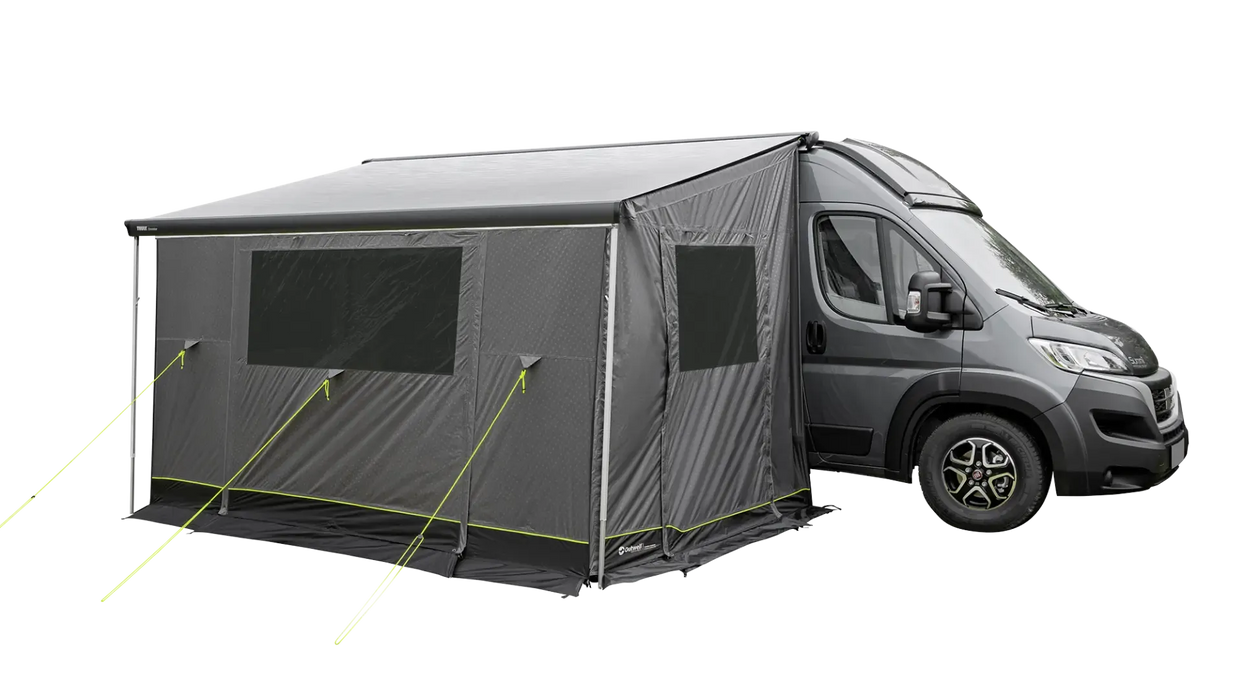 Outwell Sideroads Motorhome Annexe - main product image, showing annexe attached to vehicle awning