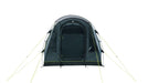Outwell Sky 2 Person Tunnel Tent - product image, shown from front angle, with outer door and mesh door open