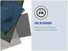 Outwell Sky 6 Person Tunnel Family Tent - fire retardant infographic