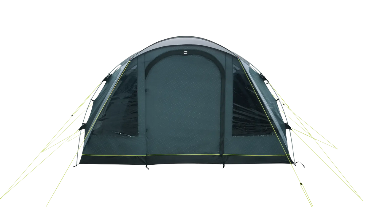 Outwell Sky 6 Person Tunnel Family Tent - product image, shown from front view with front door closed