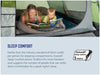 Outwell Sky 6 Person Tunnel Family Tent - sleep comfort infographic