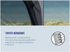 Outwell Sky 6 Person Tunnel Family Tent - tinted windows infographic
