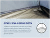 Outwell Sky 6 Person Tunnel Family Tent - Outwell sewn-in ground system infographic