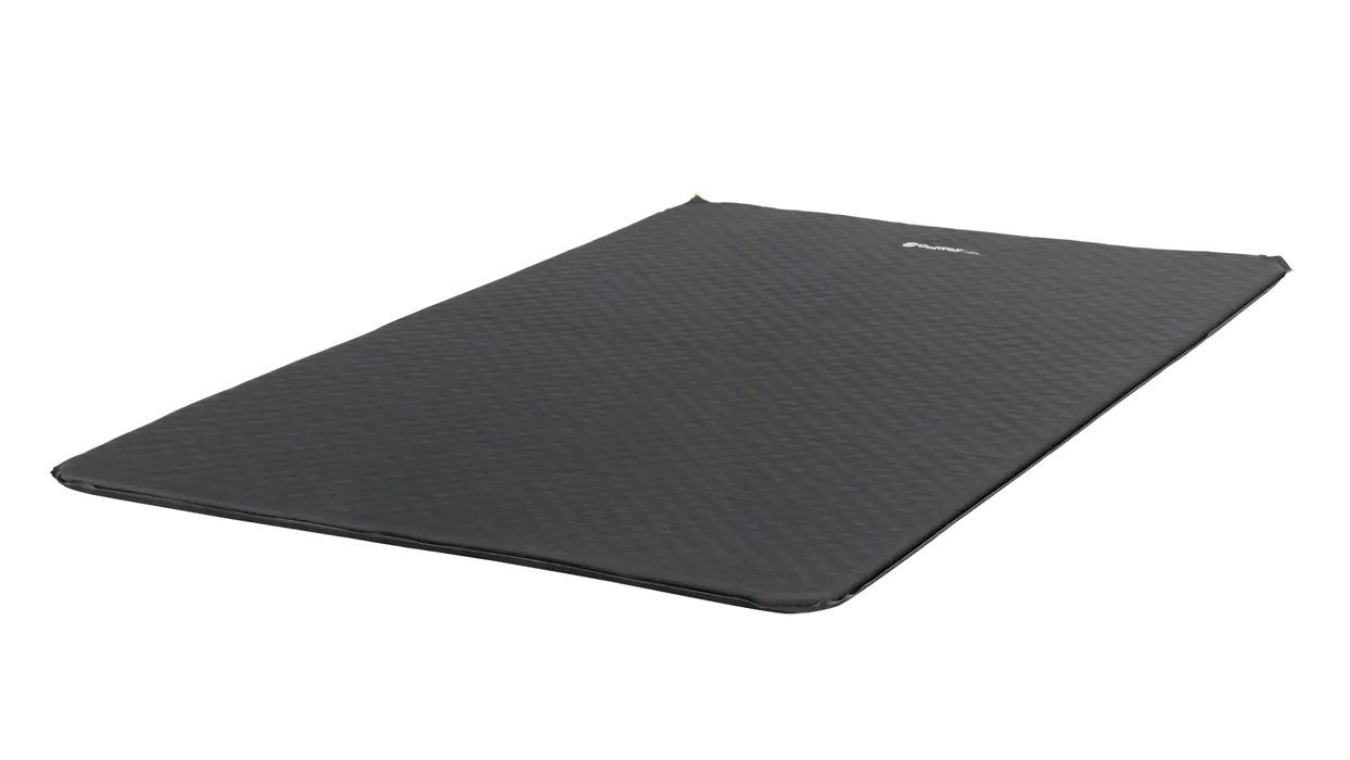 Outwell Sleepin Double 3.0cm Camping Sleeping Mat - product image, showing low side angle image of mattress 