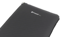 Outwell Sleepin Single 10cm Camping Sleeping Mat - product image, showing close-up of mattress upper material with Outwell logo