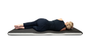 Outwell Sleepin Single 3.0cm Camping Sleeping Mat - product image, showing person lying on mattress