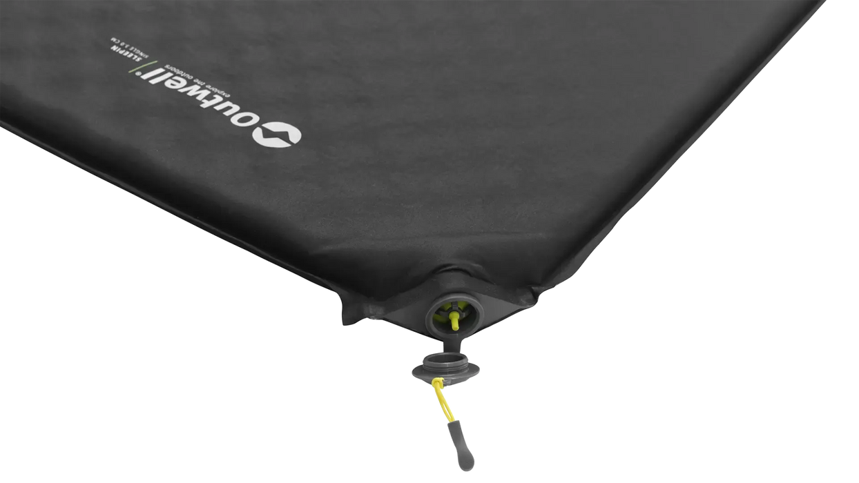 Outwell Sleepin Single 3.0cm Camping Sleeping Mat - product image, showing close-up of air valve