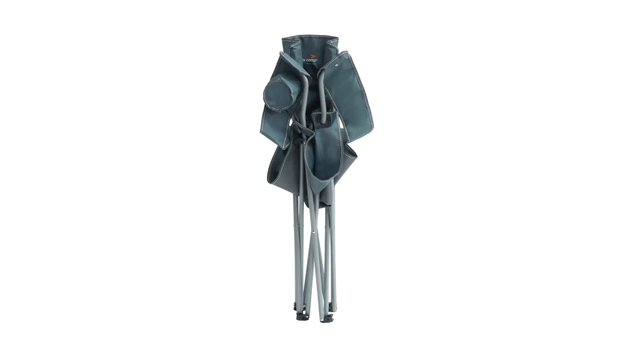 Outwell Spruce Folding Camping Chair - Fjord Blue - product image, showing chair fully collapsed