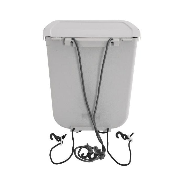 Outwell Collaps VanTrash Bin 8l - Collapsible camping bin main feature image of back of the bin
