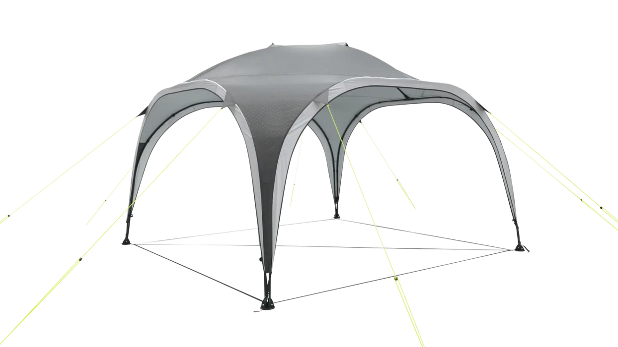 Outwell Wakefield Large Outdoor Family Camping Shelter - product image, shown from front-side view