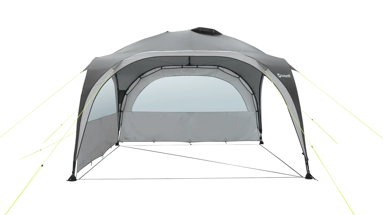 Outwell Wakefield Large Shelter Side Panels - product image, showing panels installed into shelter