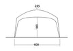 Outwell Wakefield XL Freestanding Camping Shelter - product diagram with dimensions