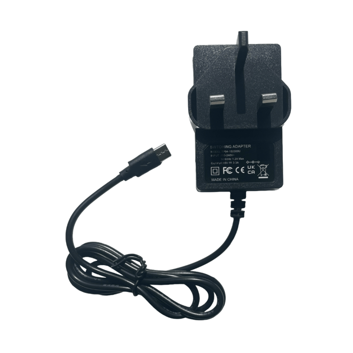 Pennine Pro+ HD Smart Wi-Fi/Bluetooth Projector - product image, showing USB-C power connector with plug