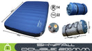 Outdoor Revolution Skyfall Double 200 Sleeping Mat, 20cm Foam - Dimensions