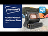 Leisurewize Portable Outdoor Butane Gas Heater 1.3kW - YouTube video