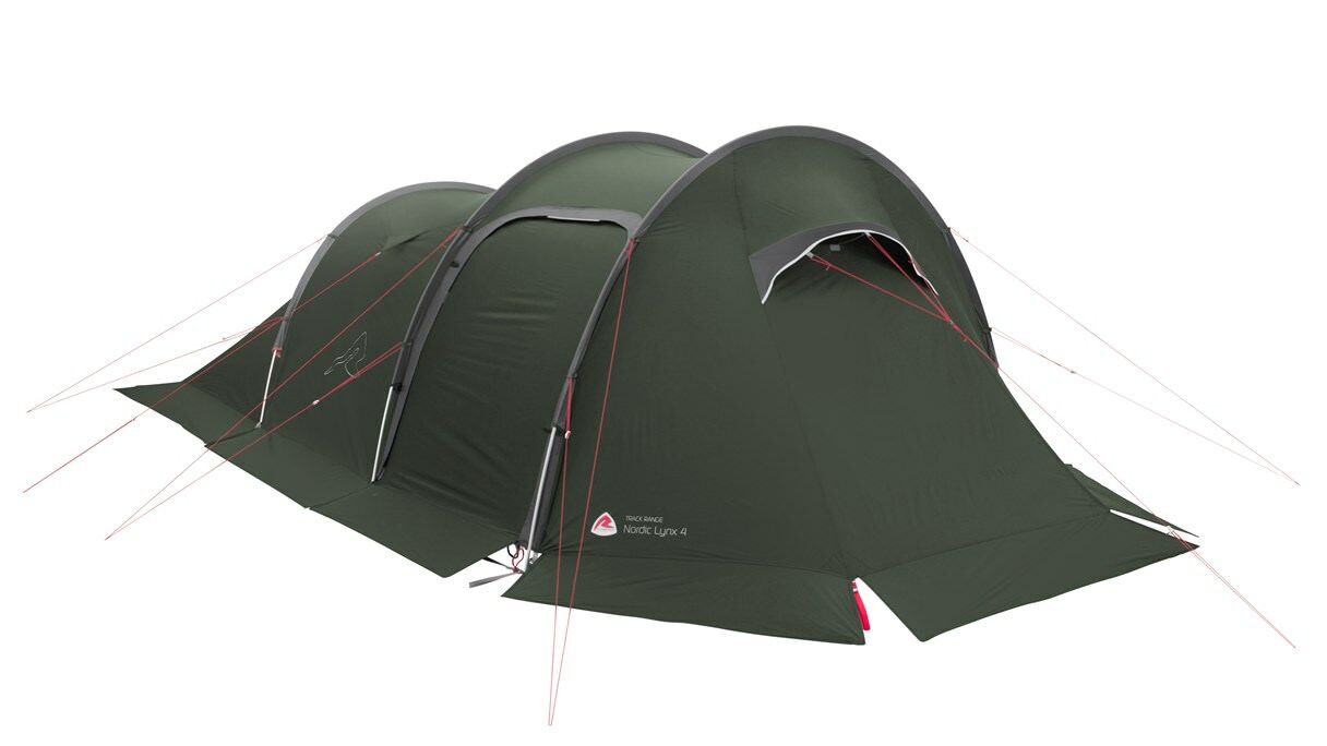 Robens Nordic Lynx 4 Tent - 4 Season Tunnel Tent feature image of tent fully zipped
