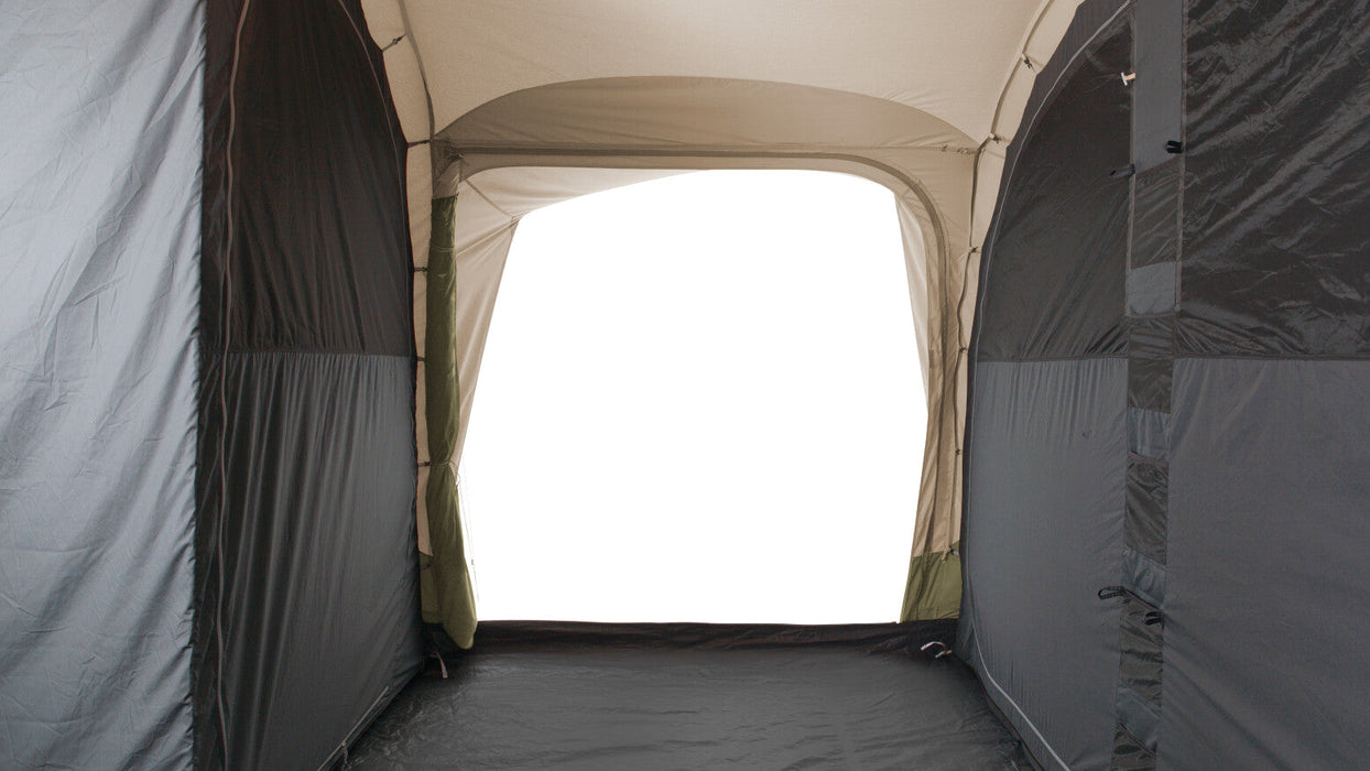 Robens Tent Eagle Rock 6 + 2XP Aluminium Poled Tunnel Tent feature image of both inner tents up and side door