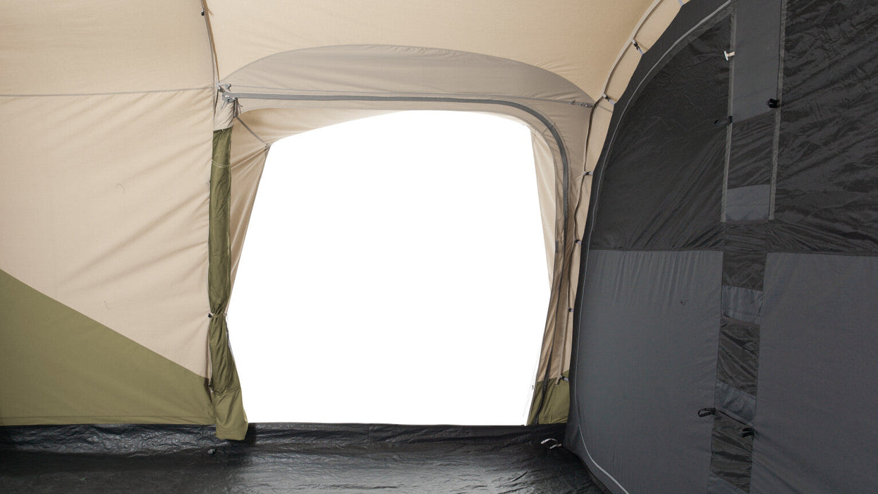 Robens Tent Eagle Rock 6 + 2XP Aluminium Poled Tunnel Tent feature image of side door open