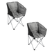 Kampa Tub Folding Camping Chair - Fog Grey feature image of 2 chairs