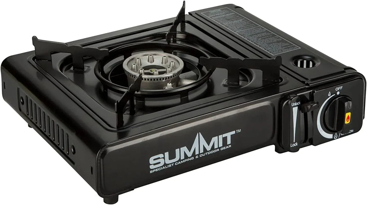 Storm Preparation Kit Bundle 1 –  product image, showing a black Summit camping stove on a white background