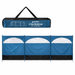 572014 Summit Windbreak 3 panel main product image including blue windbreak showing windows and bag with shoulder strap