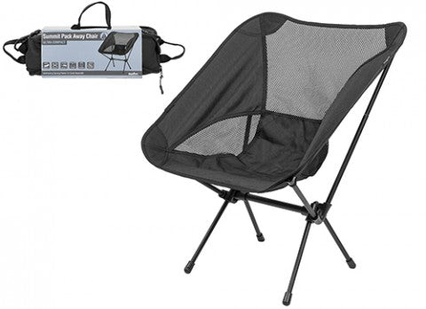Summit Ultralight Pack Away Chair - Slate Grey