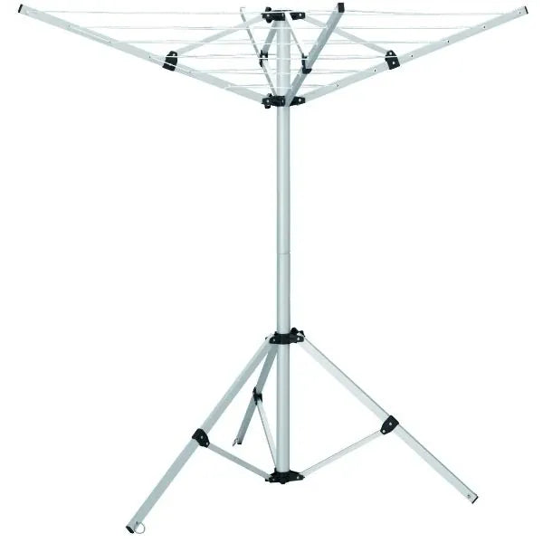 SunnCamp 4 Arm Portable Camping Washing Line with Tripod Base - product image, showing empty washing line