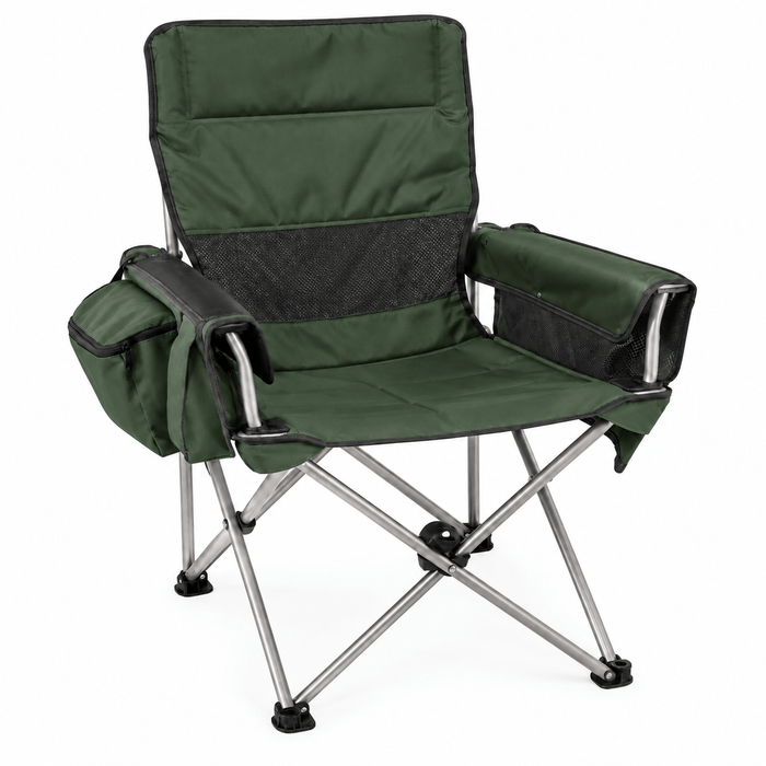 SunnCamp Longleat Folding Fishing Chair with Rod Holder - main product image