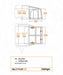 Vango Balletto Air 330 Inflatable Caravan Porch Awning - 2026 Model - floorplan infographic