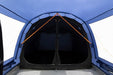Vango Capri 400 4-Person Camping Tent - product image, showing bedroom mesh doors from internal canopy view